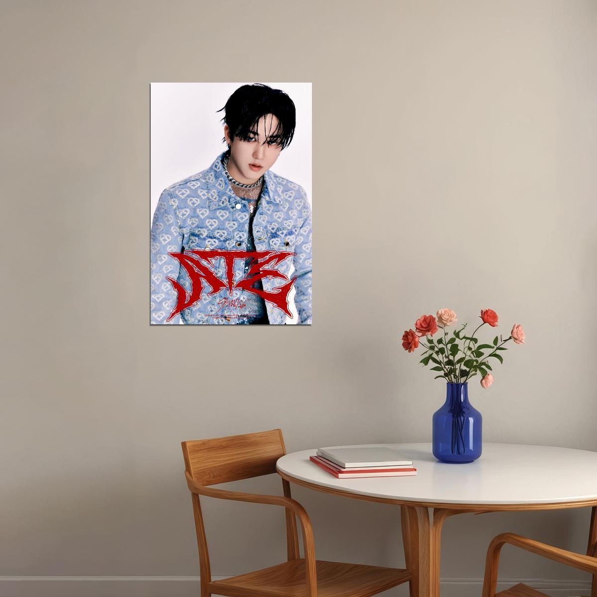 Stray Kids SKZ Changbin ATE Album Concept Photo Kpop Boy Band Poster Photocard Style Cyberpunk Fashion Viral Collectible Kpop Idol Wall Art - xonomax
