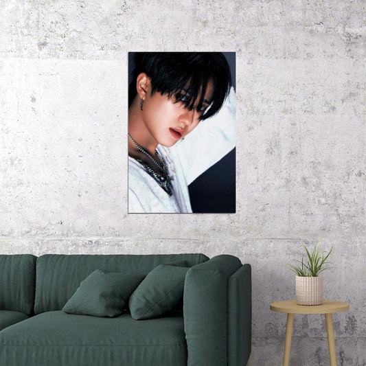 Stray Kids SKZ Changbin ROCKSTAR Concept Photo Music Poster Korean Idol Grunge Fashion Kpop Photocard Style Print Trendy Boy Band Wall Art Retro Rockstar Aesthetic - xonomax