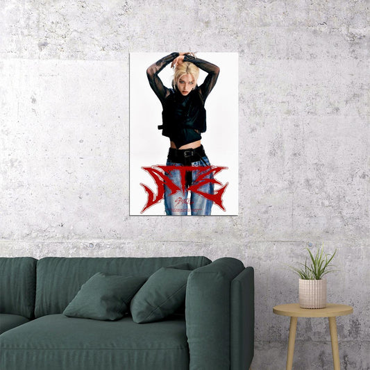 Stray Kids SKZ Felix ATE Album Concept Photo Kpop Boy Band Poster Viral Cyberpunk Fashion Collectible Photocard Style Trendy Kpop Idol Wall Art - xonomax