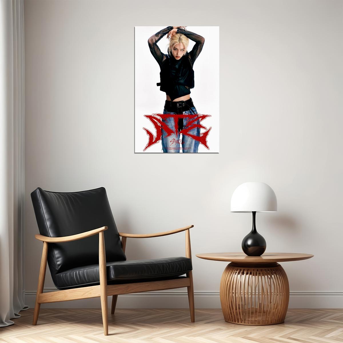 Stray Kids SKZ Felix ATE Album Concept Photo Kpop Boy Band Poster Viral Cyberpunk Fashion Collectible Photocard Style Trendy Kpop Idol Wall Art - xonomax