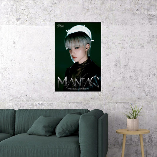Stray Kids SKZ Felix ODDINARY Album Teaser Photo Maniac Concept Kpop Boy Band Poster Futuristic Fashion Korean Idol Collectible Wall Art Cyberpunk Vibes - xonomax