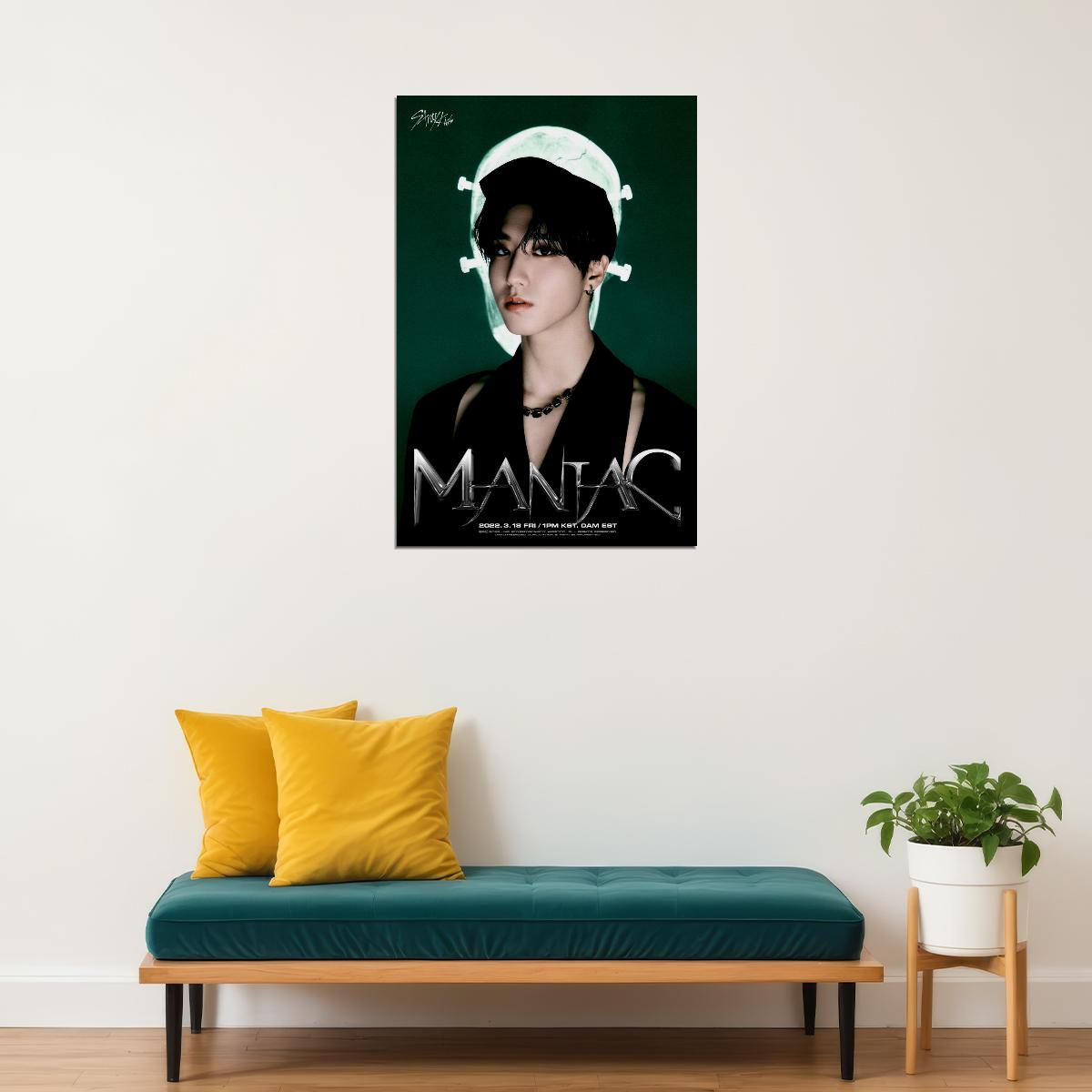 Stray Kids SKZ Han ODDINARY Album Teaser Photo Maniac Concept Kpop Idol Fashion Poster Alternative Aesthetic Collectible Wall Art Trendy Music Decor - xonomax