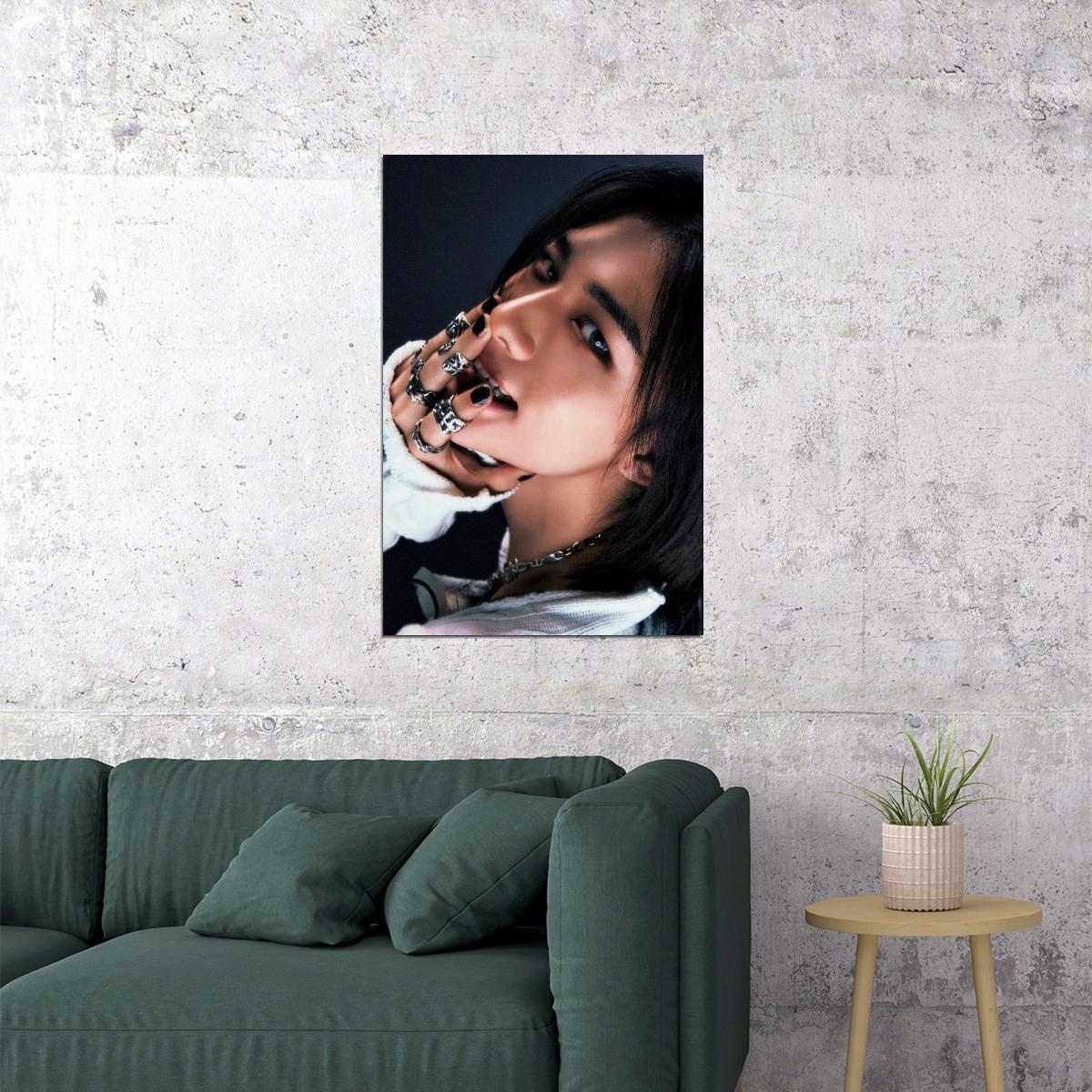 Stray Kids SKZ Hyunjin ROCKSTAR Concept Photo Music Poster Korean Idol Grunge Fashion Kpop Photocard Style Print Trendy Boy Band Wall Art Retro Rockstar Aesthetic - xonomax