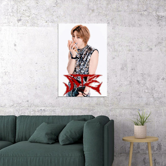 Stray Kids SKZ I.N ATE Album Concept Photo Music Poster Kpop Boy Band Collectible Photocard Style Viral Cyberpunk Aesthetic Wall Art Idol Decor - xonomax