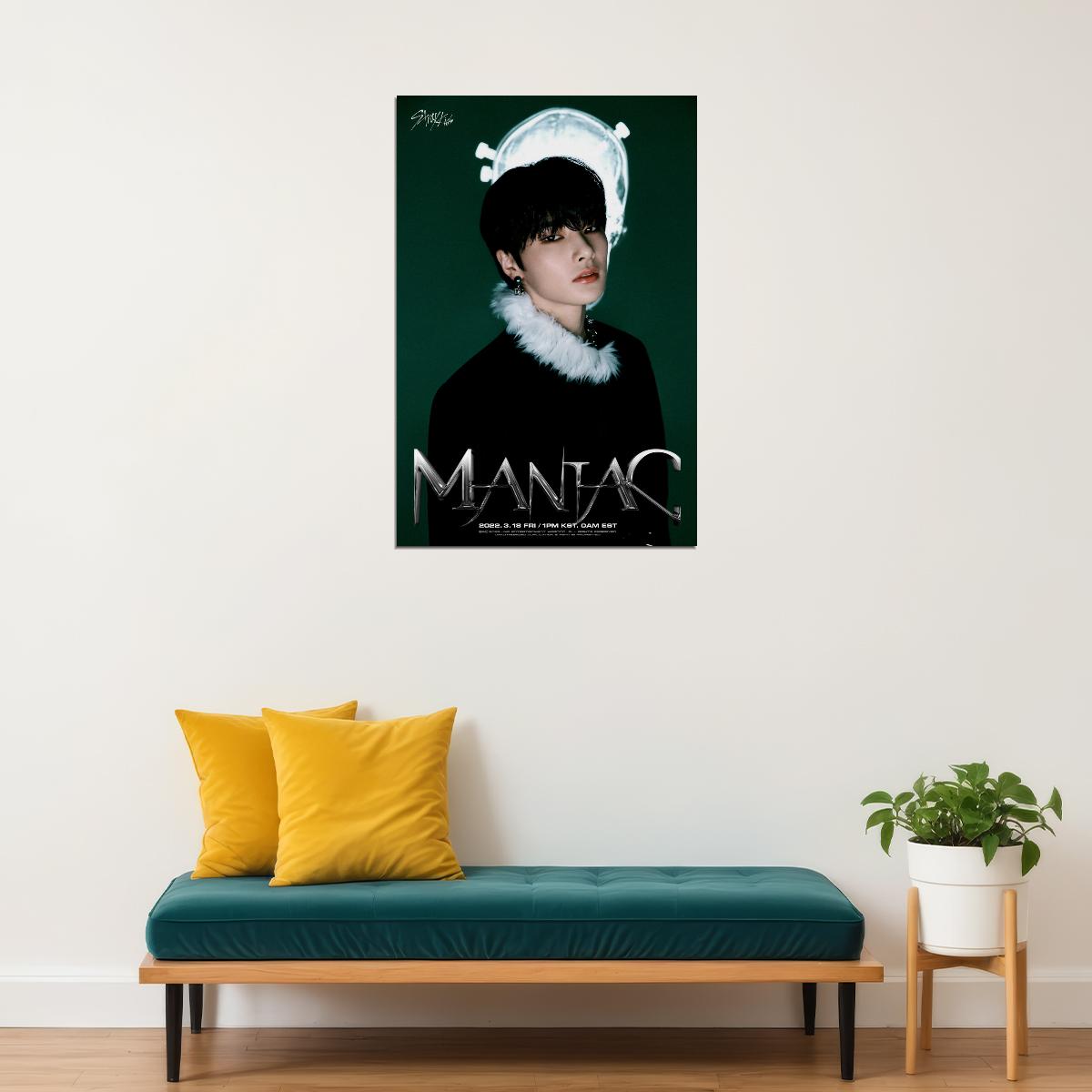 Stray Kids SKZ I.N ODDINARY Album Teaser Photo Maniac Concept Kpop Idol Poster Futuristic Street Fashion Collectible Wall Art Viral Music Decor - xonomax