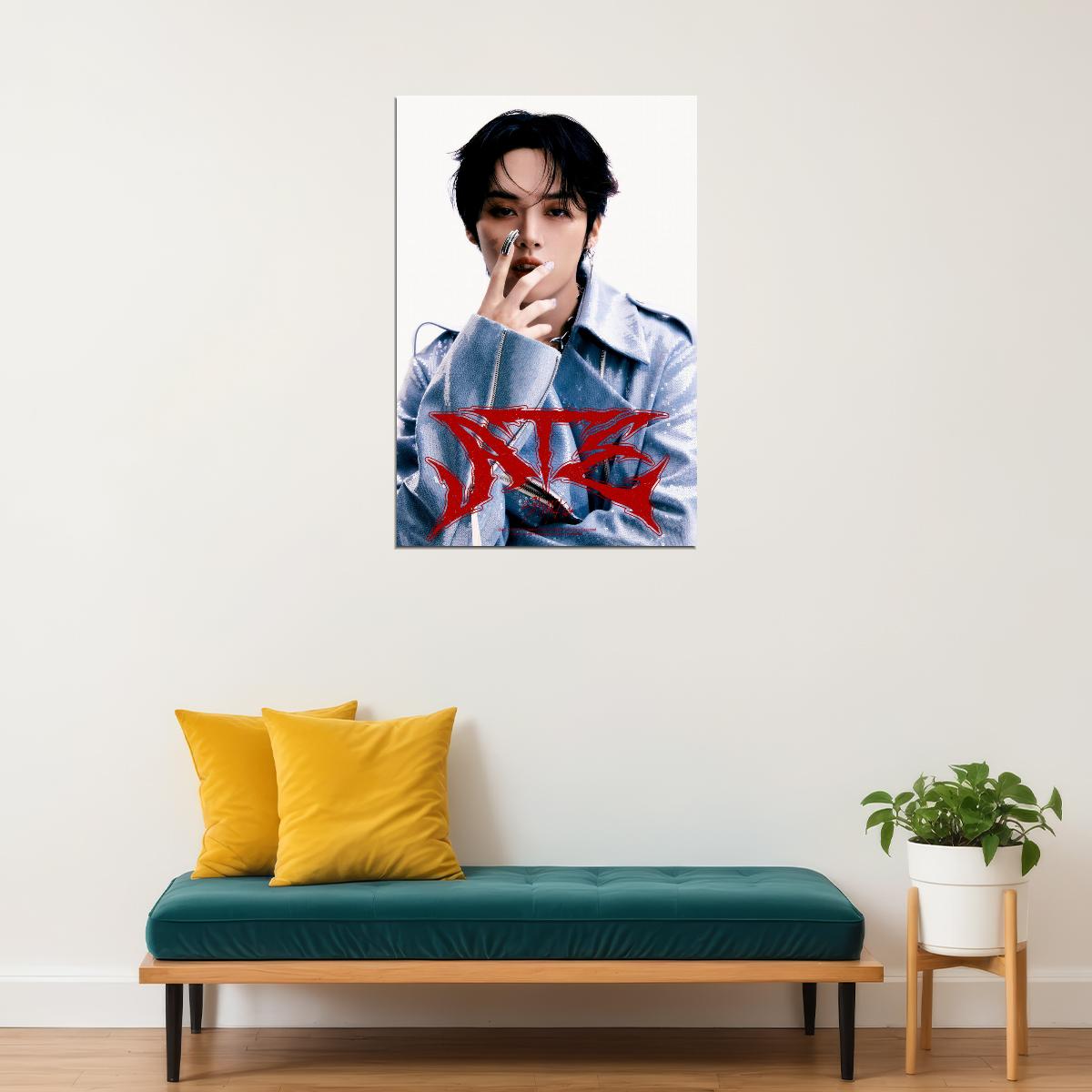 Stray Kids SKZ Lee Know ATE Album Concept Photo Music Poster Korean Idol Cyberpunk Fashion Kpop Photocard Style Viral Collectible Wall Art - xonomax