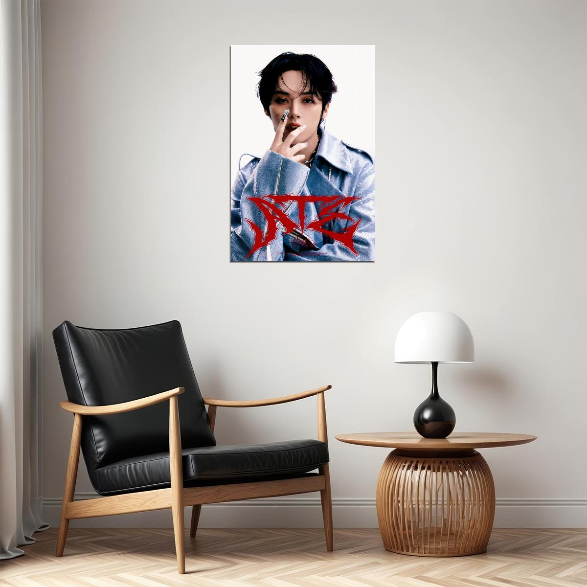 Stray Kids SKZ Lee Know ATE Album Concept Photo Music Poster Korean Idol Cyberpunk Fashion Kpop Photocard Style Viral Collectible Wall Art - xonomax