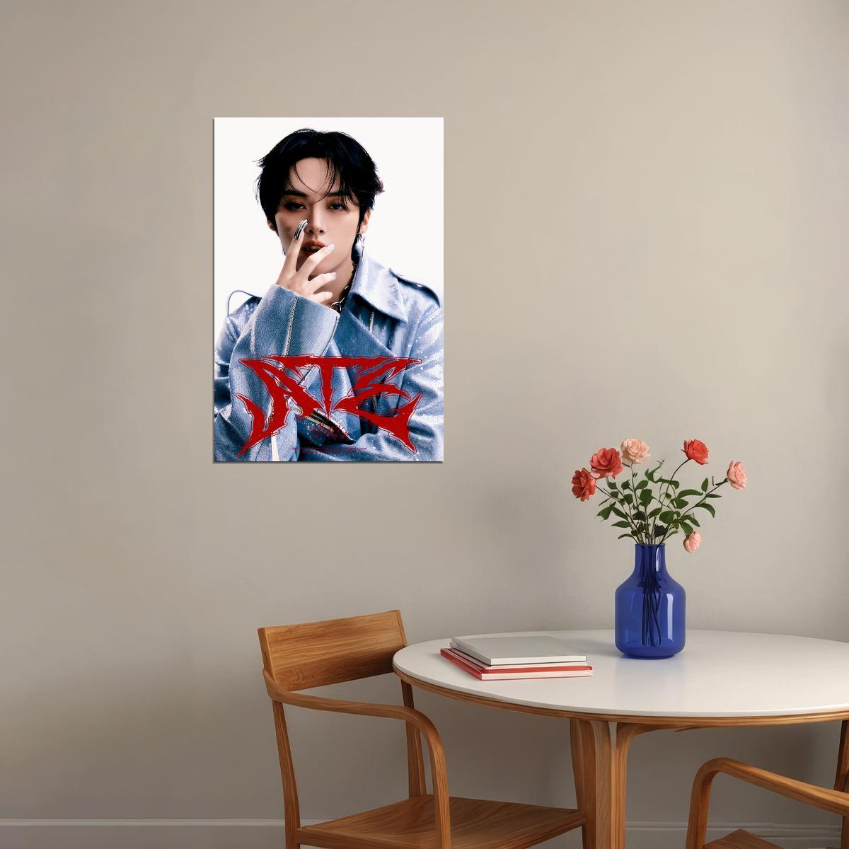 Stray Kids SKZ Lee Know ATE Album Concept Photo Music Poster Korean Idol Cyberpunk Fashion Kpop Photocard Style Viral Collectible Wall Art - xonomax