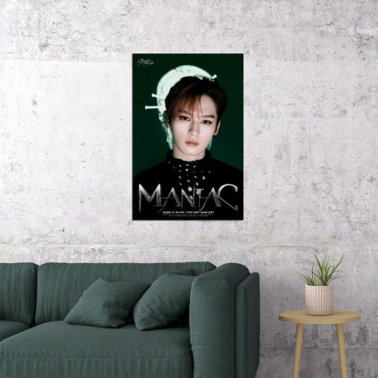 Stray Kids SKZ Lee Know ODDINARY Album Teaser Photo Maniac Concept Kpop Idol Poster Viral Fashion Cyberpunk Collectible Wall Art Trendy Music Decor - xonomax