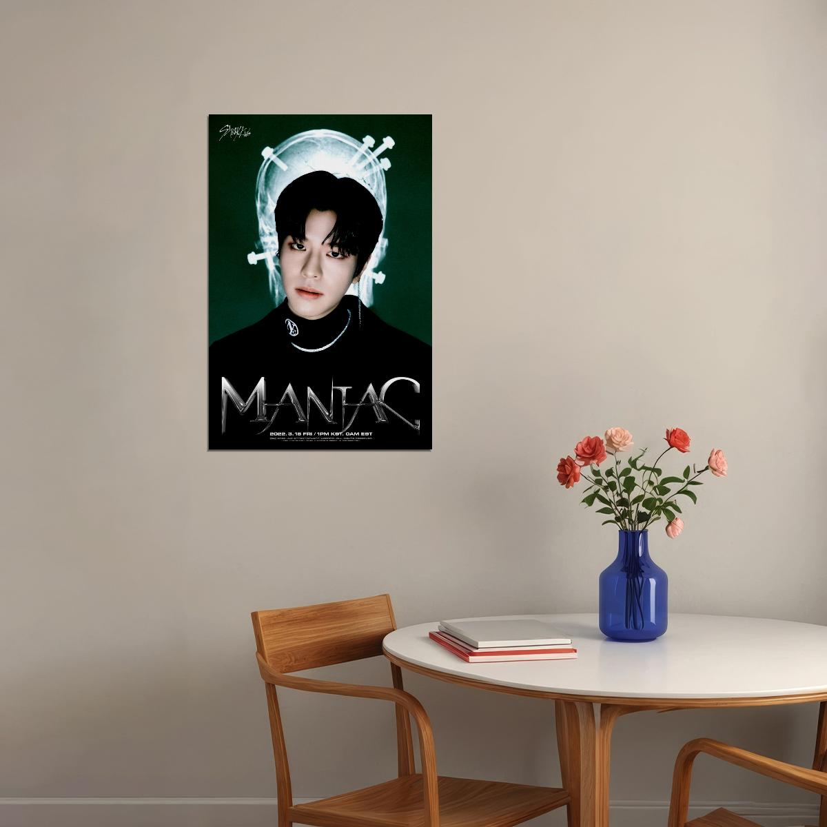 Stray Kids SKZ Seungmin ODDINARY Teaser Photo Maniac Concept Kpop Boy Band Poster Urban Aesthetic Collectible Wall Art Futuristic Music Decor - xonomax