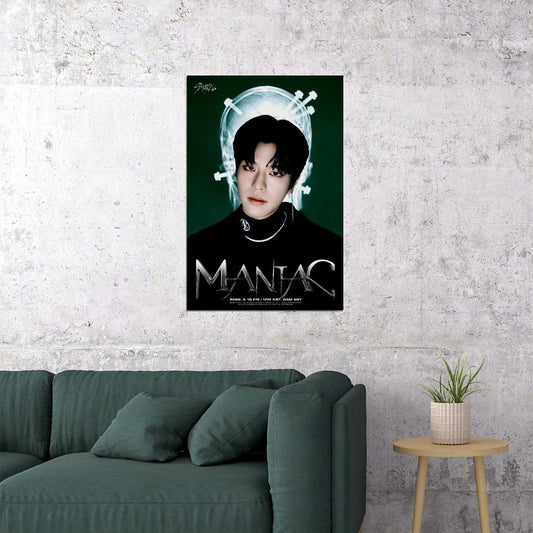 Stray Kids SKZ Seungmin ODDINARY Teaser Photo Maniac Concept Kpop Boy Band Poster Urban Aesthetic Collectible Wall Art Futuristic Music Decor - xonomax
