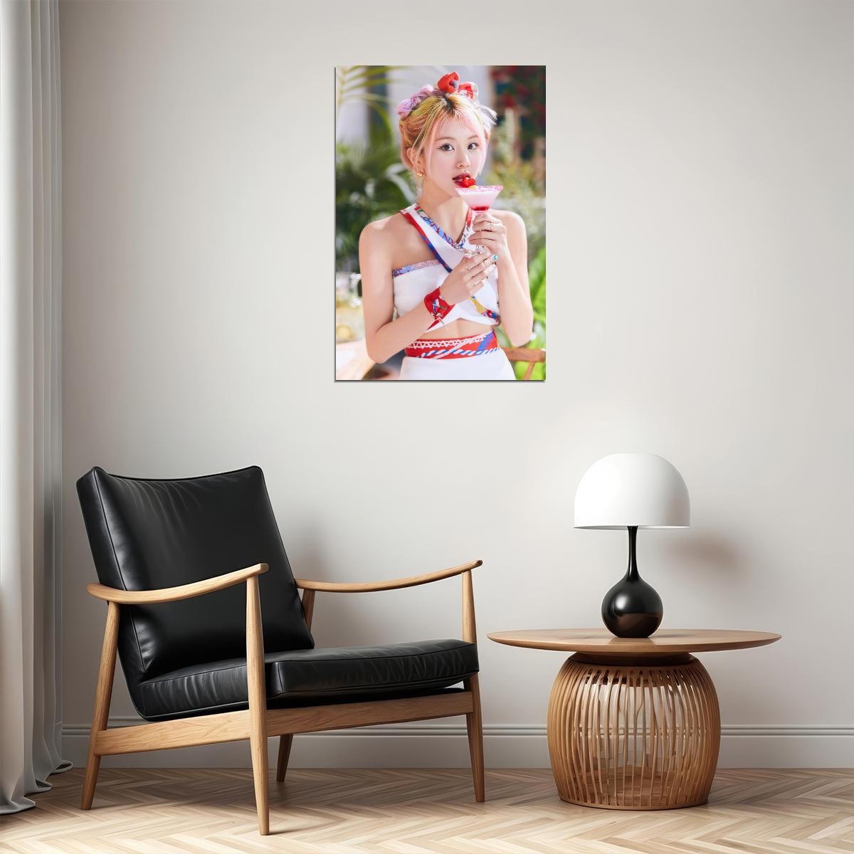 TWICE Chaeyoung Taste of Love Album Teaser Photo Kpop Poster Summer Wall Art Bar Decor Cafe Print Kpop Female Girl Group Korean Fashion Idol - xonomax