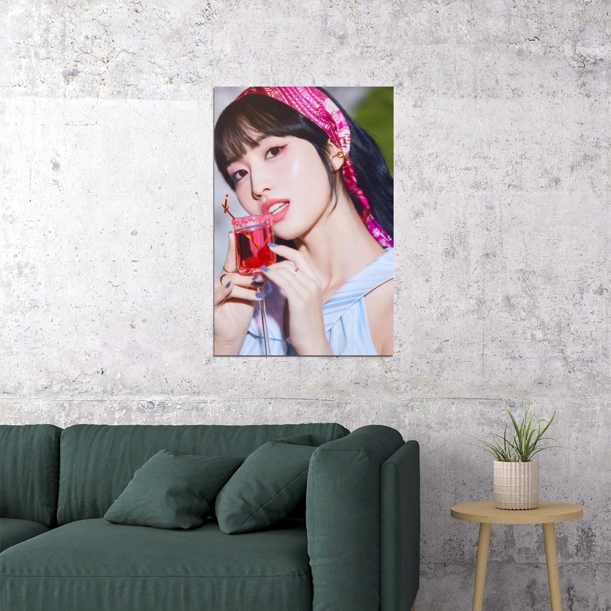 TWICE Momo Taste of Love Album Teaser Photo Kpop Poster Summer Wall Art Bar Decor Cafe Print Kpop Female Girl Group Korean Fashion Idol - xonomax