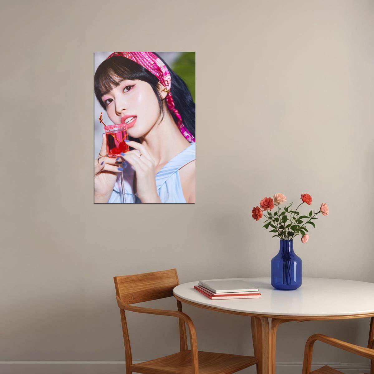 TWICE Momo Taste of Love Album Teaser Photo Kpop Poster Summer Wall Art Bar Decor Cafe Print Kpop Female Girl Group Korean Fashion Idol - xonomax