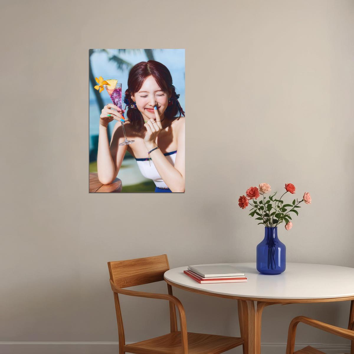 TWICE Nayeon Taste of Love Album Teaser Photo Kpop Poster Summer Wall Art Bar Decor Cafe Print Kpop Female Girl Group Korean Fashion Idol - xonomax