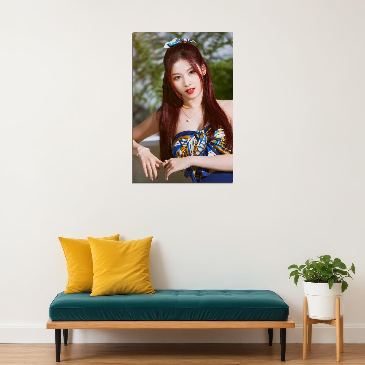 TWICE Sana Taste of Love Album Teaser Photo Kpop Poster Summer Wall Art Bar Decor Cafe Print Kpop Female Girl Group Korean Fashion Idol - xonomax