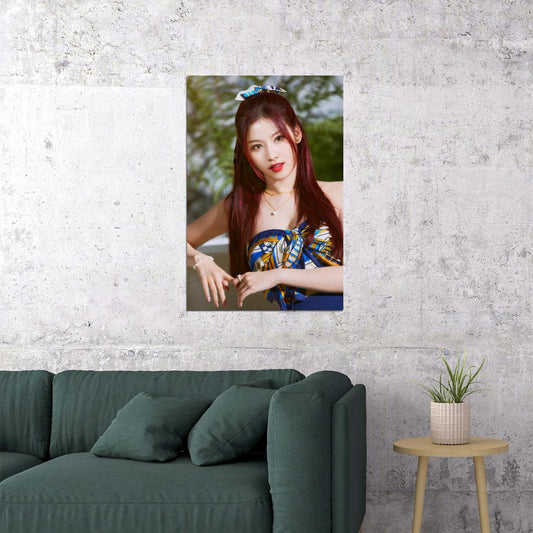 TWICE Sana Taste of Love Album Teaser Photo Kpop Poster Summer Wall Art Bar Decor Cafe Print Kpop Female Girl Group Korean Fashion Idol - xonomax