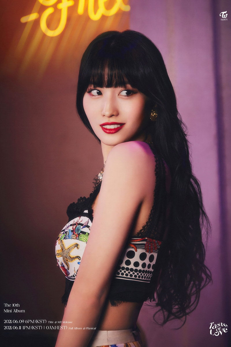 TWICE Momo Taste of Love Album Teaser Fallen Photo Kpop Poster Home Bar Wall Art Kpop Female Girl Group Korean Fashion Idol Bar Decor Cafe Print - xonomax