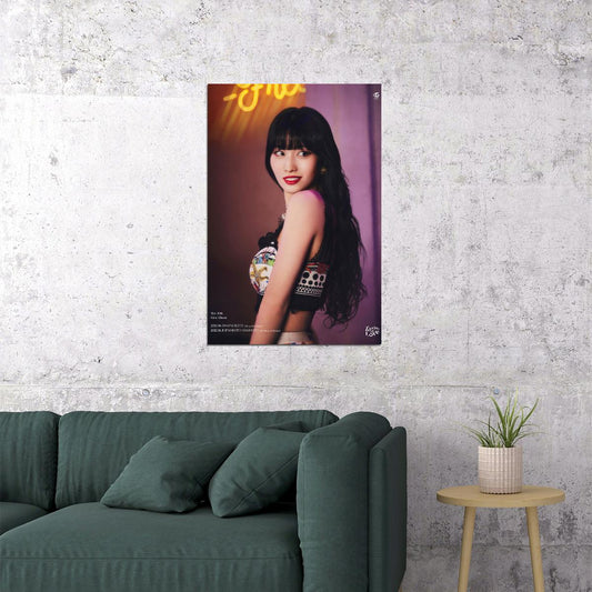 TWICE Momo Taste of Love Album Teaser Fallen Photo Kpop Poster Home Bar Wall Art Kpop Female Girl Group Korean Fashion Idol Bar Decor Cafe Print - xonomax