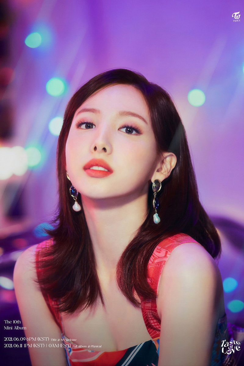 TWICE Nayeon Taste of Love Album Teaser Fallen Photo Kpop Poster Home Bar Wall Art Kpop Female Girl Group Korean Fashion Idol Bar Decor Cafe Print - xonomax