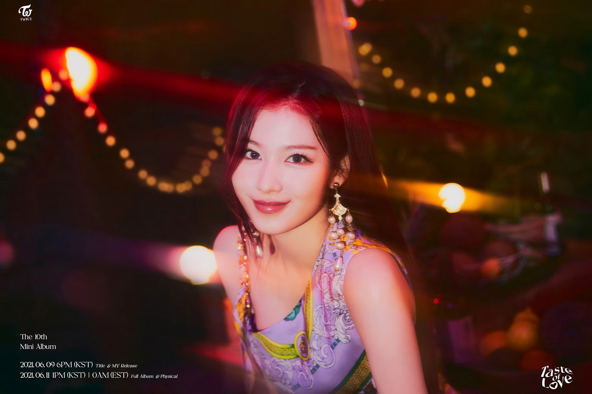 TWICE Sana Taste of Love Album Teaser Fallen Photo Kpop Poster Home Bar Wall Art Kpop Female Girl Group Korean Fashion Idol Bar Decor Cafe Print - xonomax