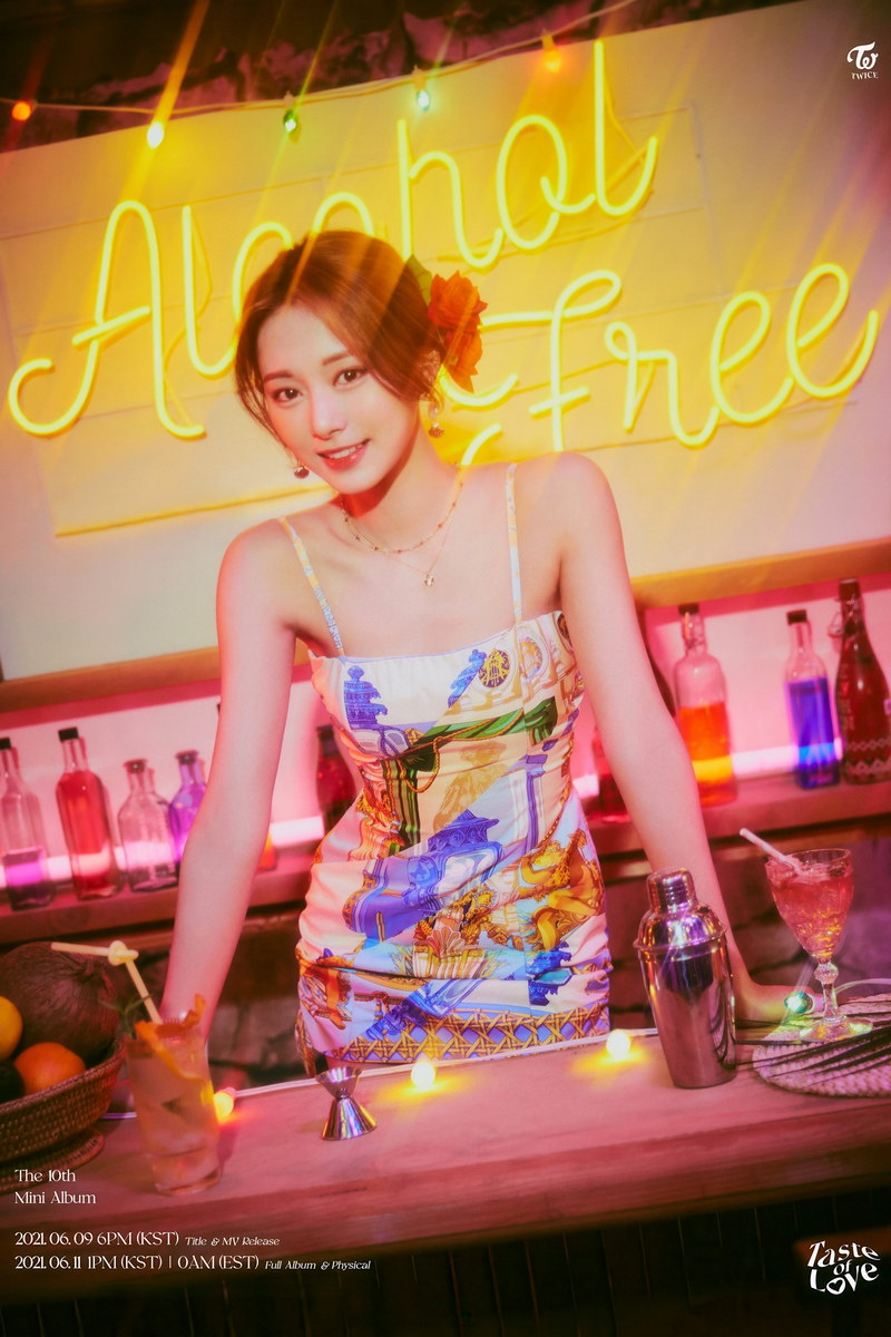 TWICE Tzuyu Taste of Love Album Teaser Fallen Photo Kpop Poster Home Bar Wall Art Kpop Female Girl Group Korean Fashion Idol Bar Decor Cafe Print - xonomax