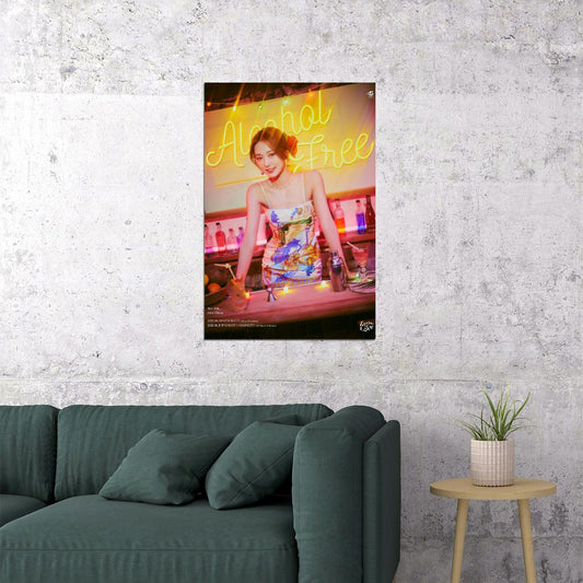 TWICE Tzuyu Taste of Love Album Teaser Fallen Photo Kpop Poster Home Bar Wall Art Kpop Female Girl Group Korean Fashion Idol Bar Decor Cafe Print - xonomax