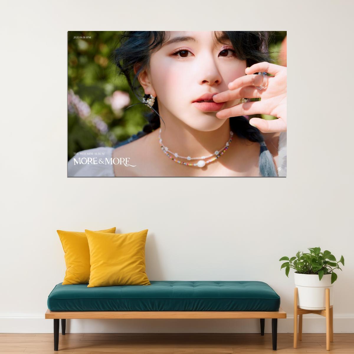 TWICE Chaeyoung MORE & MORE Album Concept Photo Poster Summer Wall Art Spring Garden Print Coquette Aesthetic Decor Female Girl Group Korean Fashion Idol - xonomax