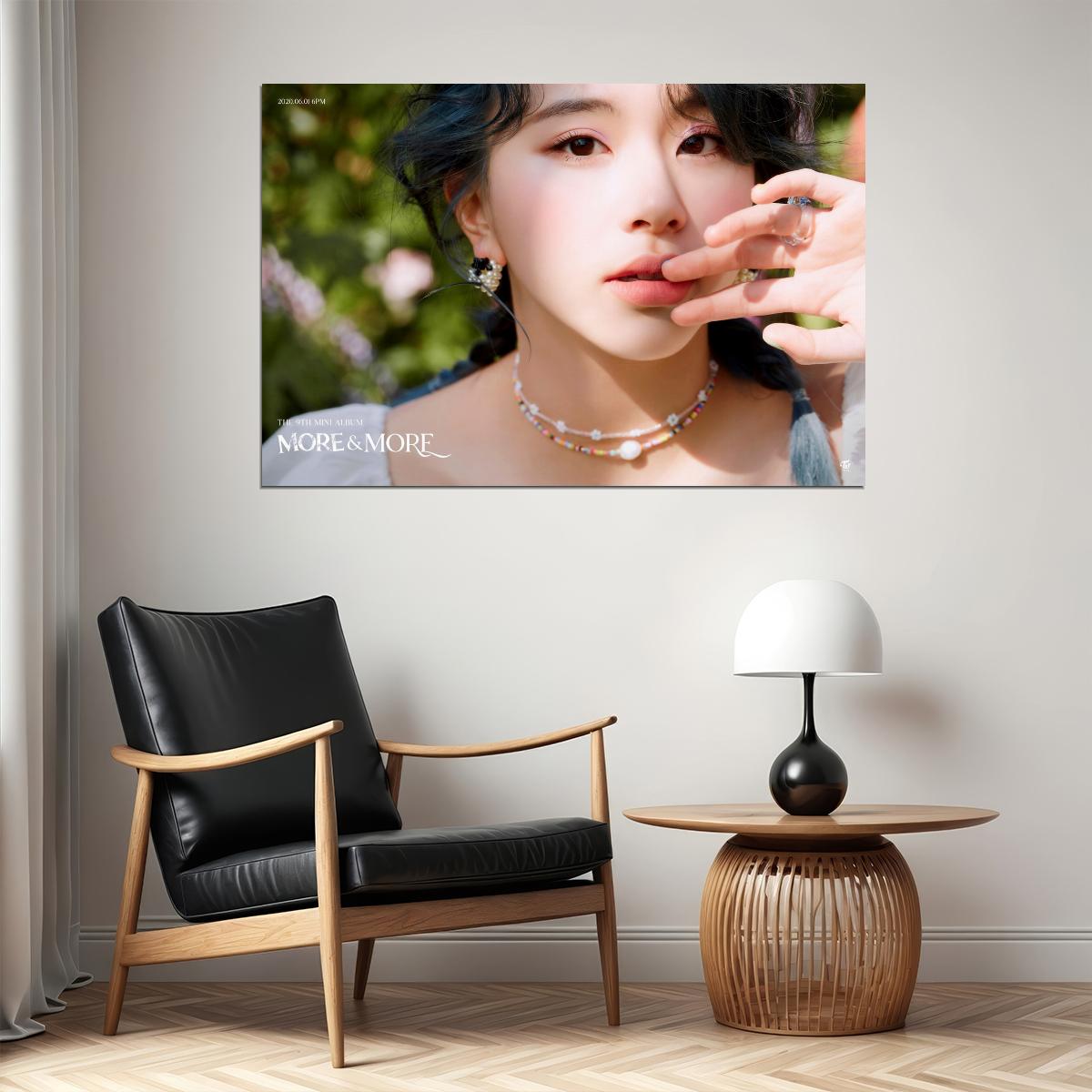 TWICE Chaeyoung MORE & MORE Album Concept Photo Poster Summer Wall Art Spring Garden Print Coquette Aesthetic Decor Female Girl Group Korean Fashion Idol - xonomax
