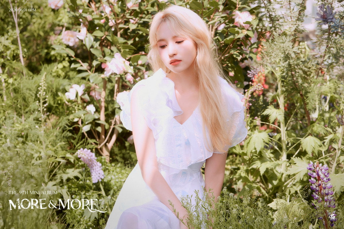 TWICE Mina MORE & MORE Album Concept Photo Poster Summer Wall Art Spring Garden Print Coquette Aesthetic Decor Female Girl Group Korean Fashion Idol - xonomax