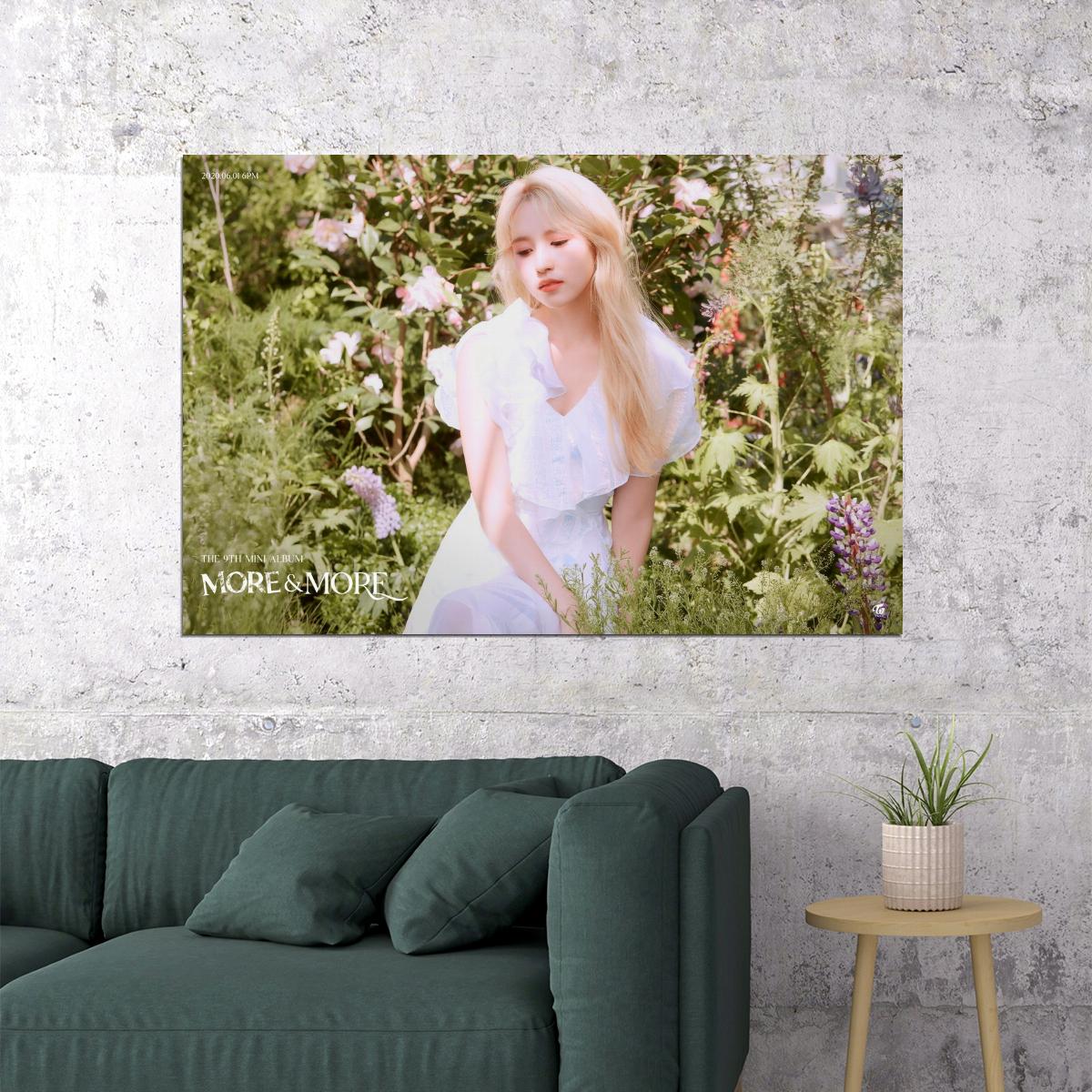 TWICE Mina MORE & MORE Album Concept Photo Poster Summer Wall Art Spring Garden Print Coquette Aesthetic Decor Female Girl Group Korean Fashion Idol - xonomax