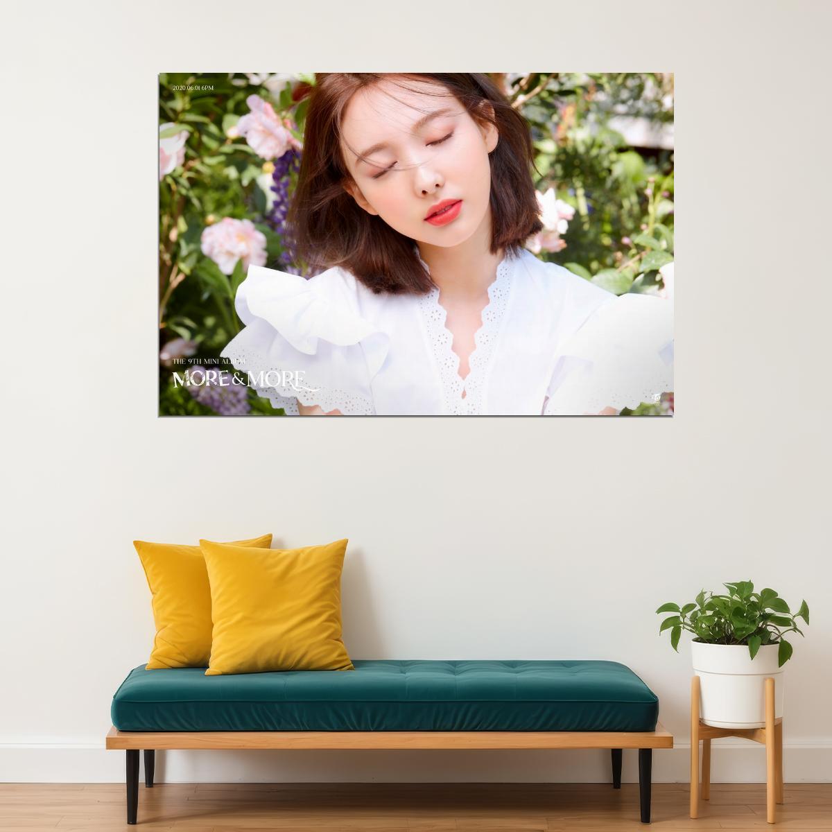 TWICE Nayeon MORE & MORE Album Concept Photo Poster Summer Wall Art Spring Garden Print Coquette Aesthetic Decor Female Girl Group Korean Fashion Idol - xonomax