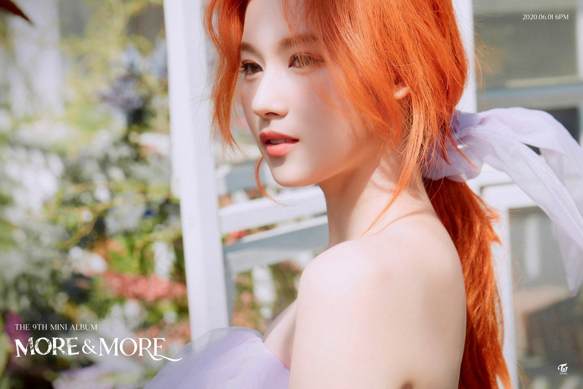 TWICE Sana MORE & MORE Album Concept Photo Poster Summer Wall Art Spring Garden Print Coquette Aesthetic Decor Female Girl Group Korean Fashion Idol - xonomax