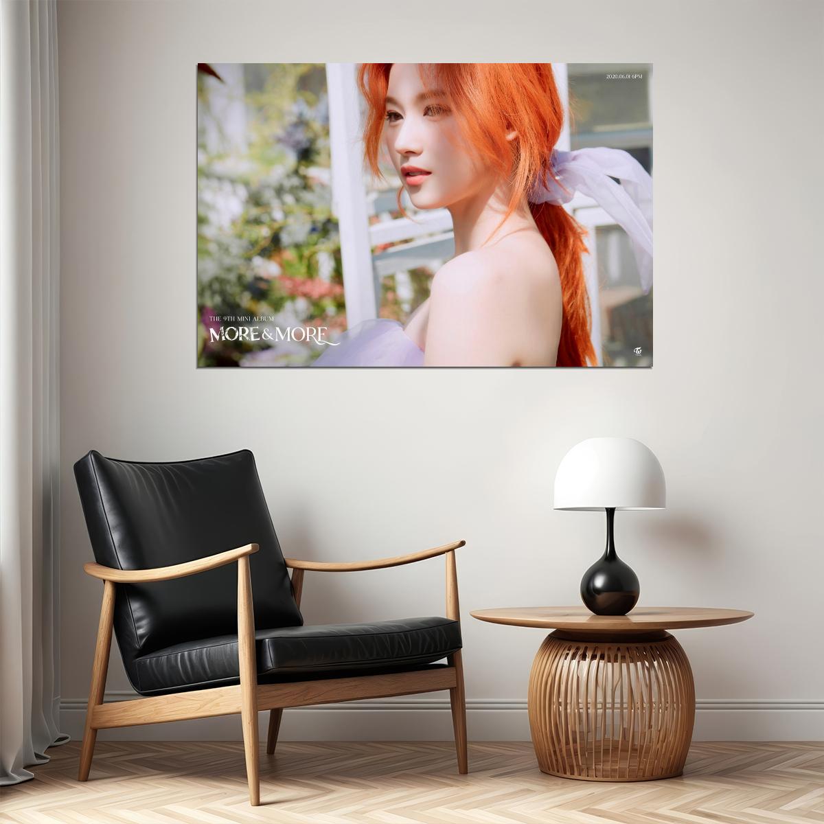 TWICE Sana MORE & MORE Album Concept Photo Poster Summer Wall Art Spring Garden Print Coquette Aesthetic Decor Female Girl Group Korean Fashion Idol - xonomax