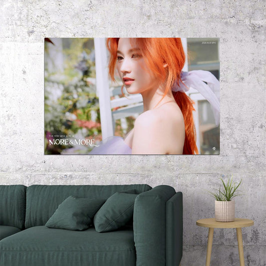 TWICE Sana MORE & MORE Album Concept Photo Poster Summer Wall Art Spring Garden Print Coquette Aesthetic Decor Female Girl Group Korean Fashion Idol - xonomax