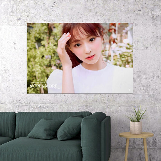TWICE Tzuyu MORE & MORE Album Concept Photo Poster Summer Wall Art Spring Garden Print Coquette Aesthetic Decor Female Girl Group Korean Fashion Idol - xonomax
