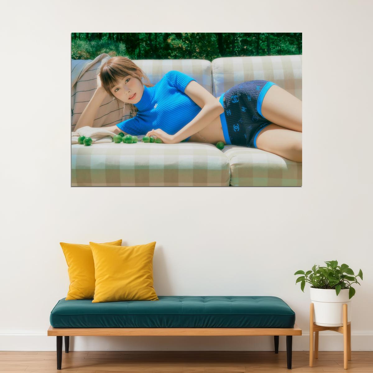 TWICE Tzuyu BETWEEN 1&2 Album Concept Photo Summer Kpop Wall Art Y2k Retro Print Preppy Decor Aesthetic Kpop Wall Art Print For Living Room - xonomax