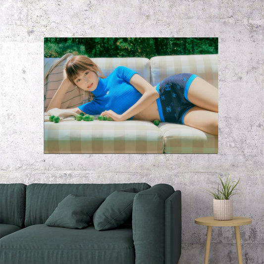 TWICE Tzuyu BETWEEN 1&2 Album Concept Photo Summer Kpop Wall Art Y2k Retro Print Preppy Decor Aesthetic Kpop Wall Art Print For Living Room - xonomax