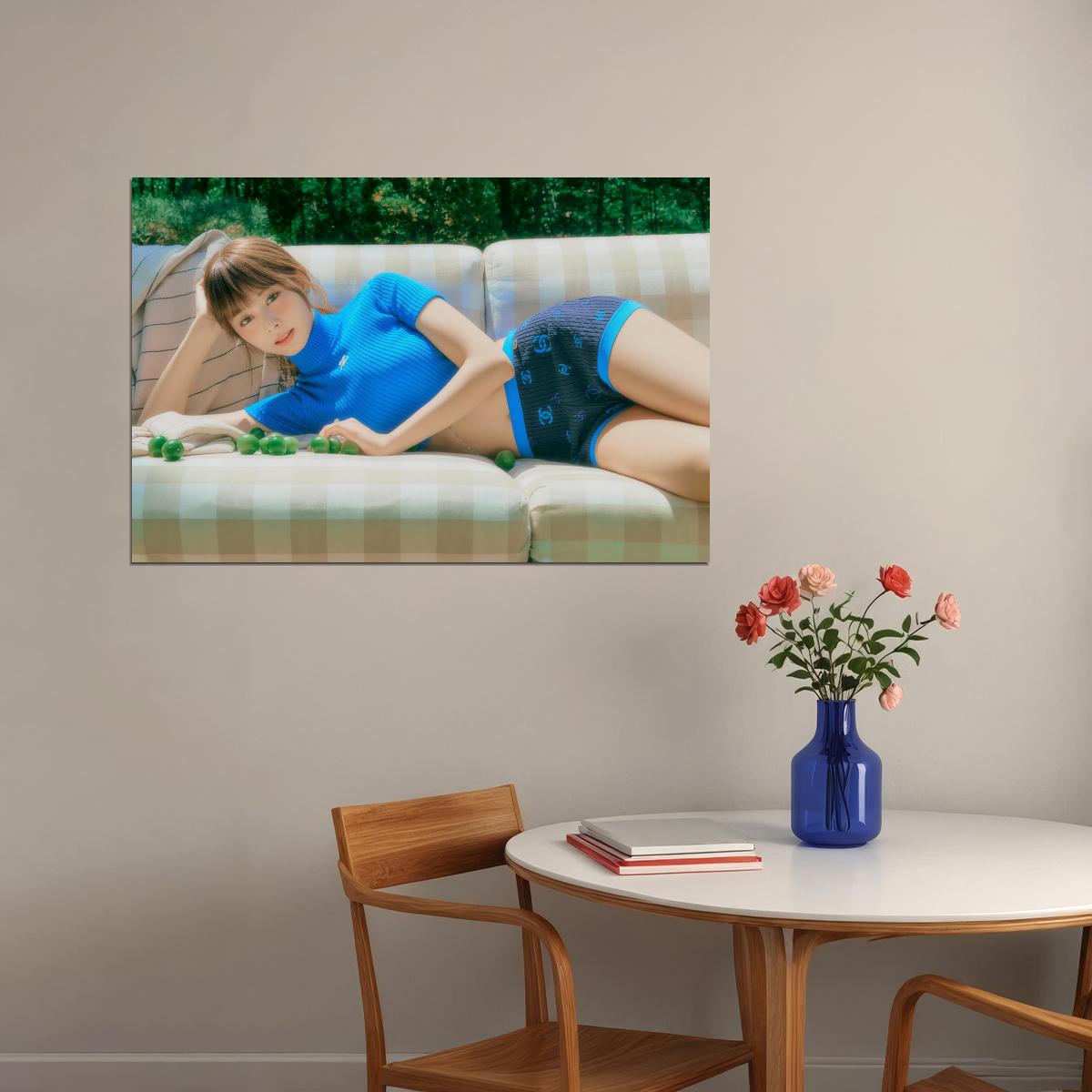 TWICE Tzuyu BETWEEN 1&2 Album Concept Photo Summer Kpop Wall Art Y2k Retro Print Preppy Decor Aesthetic Kpop Wall Art Print For Living Room - xonomax