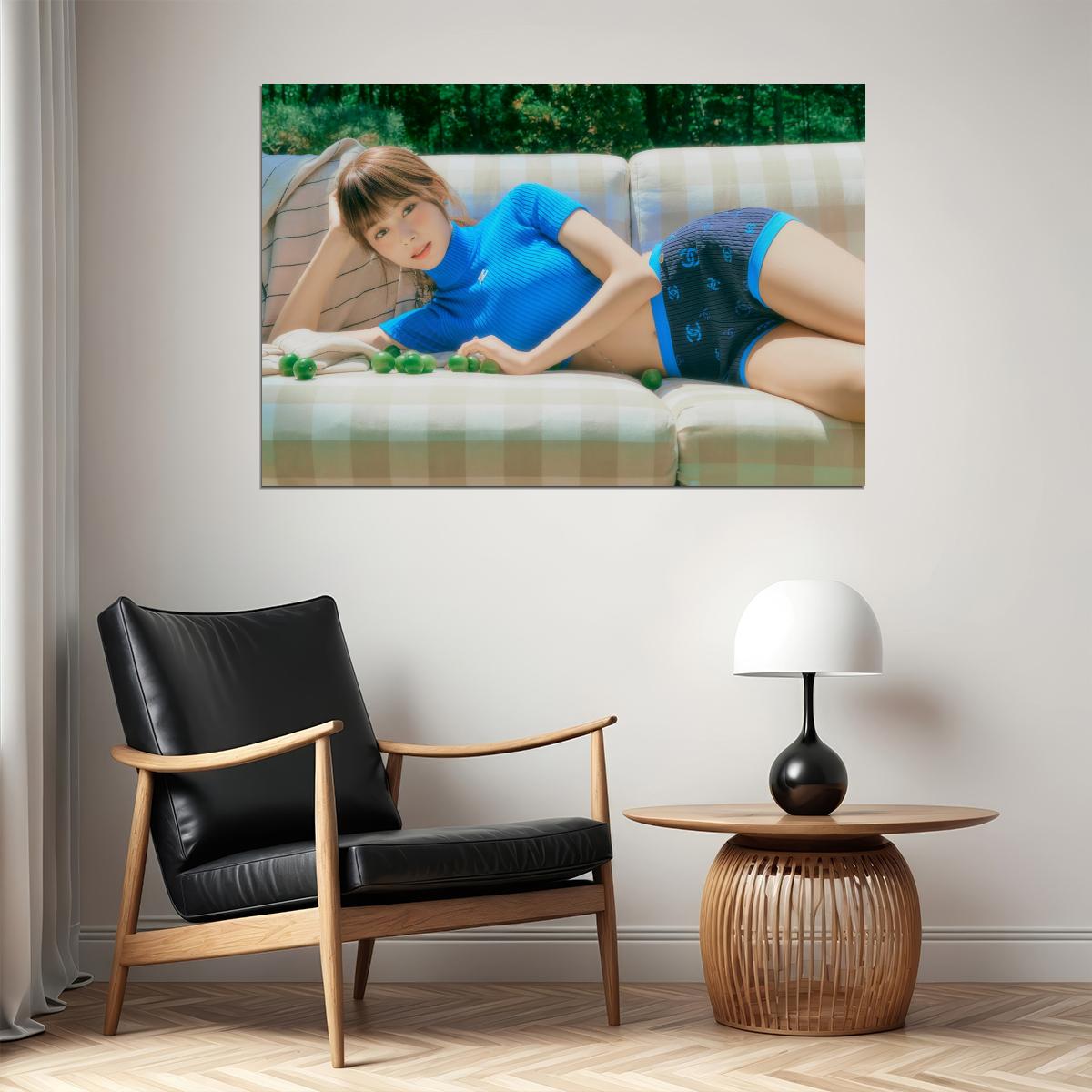 TWICE Tzuyu BETWEEN 1&2 Album Concept Photo Summer Kpop Wall Art Y2k Retro Print Preppy Decor Aesthetic Kpop Wall Art Print For Living Room - xonomax