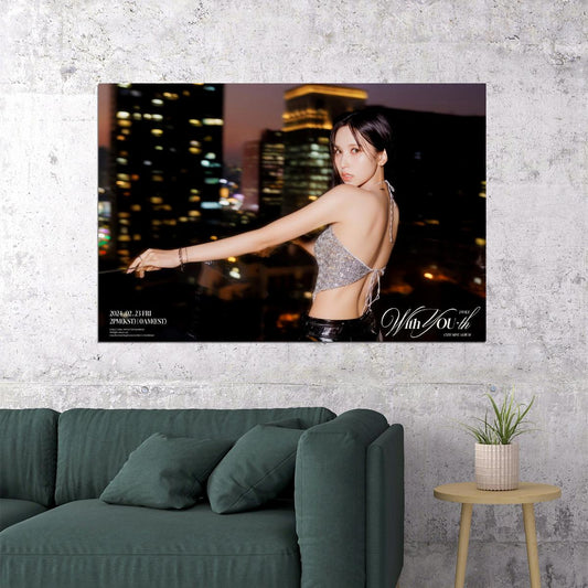 TWICE Mina With YOUth Album Concept Photo Music Poster K-Pop Aesthetic Kpop Female Girl Group Korean Fashion Idol Wall Art Print - xonomax