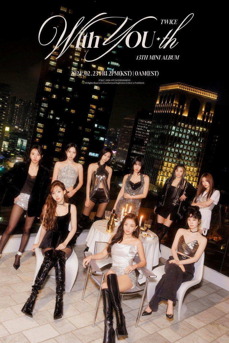 TWICE Nayeon Jeongyeon Momo Sana Jihyo Mina Dahyun Chaeyoung Tzuyu With YOUth Album Concept Group Photo Kpop Wall Art Print Music Poster K-Pop - xonomax