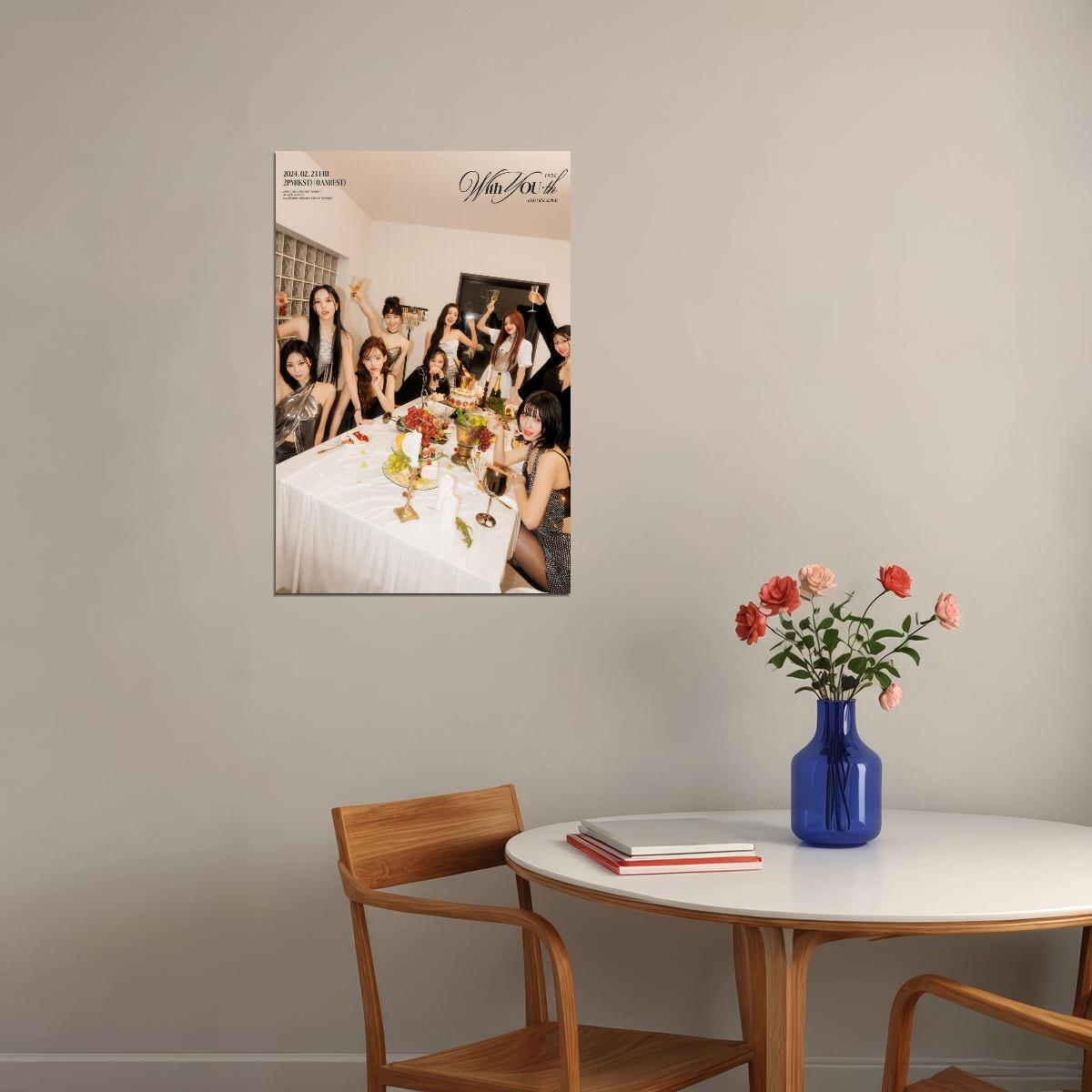 TWICE Nayeon Jeongyeon Momo Sana Jihyo Mina Dahyun Chaeyoung Tzuyu With YOUth Album Concept Group Photo Music Poster K-Pop - xonomax