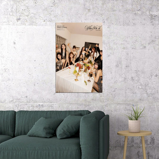TWICE Nayeon Jeongyeon Momo Sana Jihyo Mina Dahyun Chaeyoung Tzuyu With YOUth Album Concept Group Photo Music Poster K-Pop - xonomax
