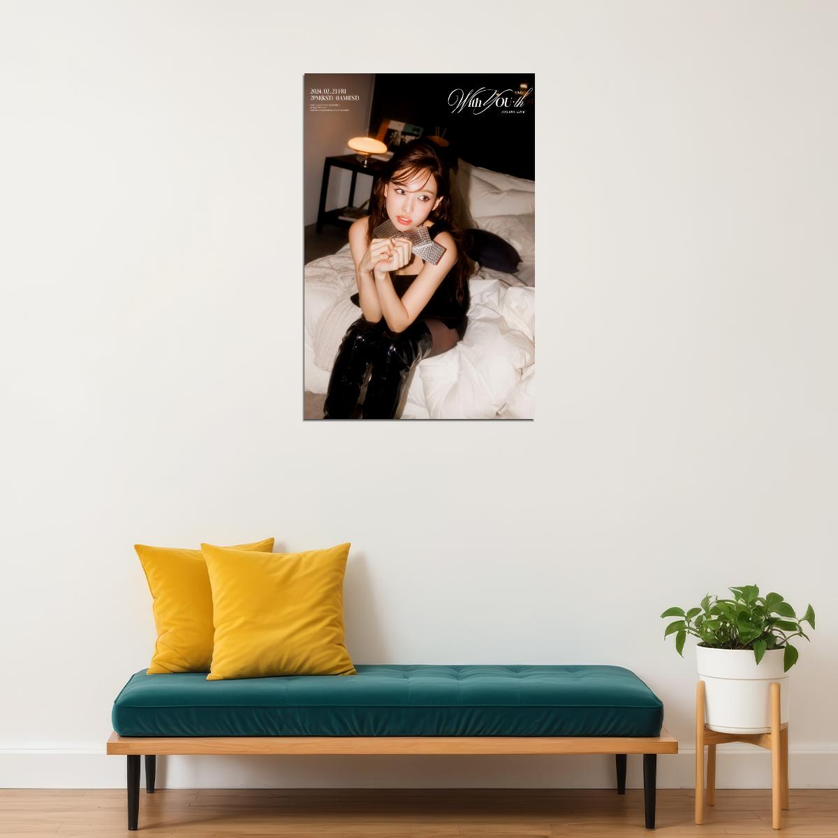 TWICE Nayeon With YOUth Album Concept Photo Music Poster K-Pop Aesthetic Kpop Female Girl Group Korean Fashion Idol Wall Art Print - xonomax