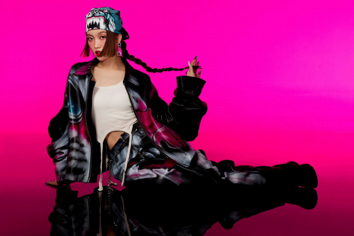 XG Chisa SHOOTING STAR Photo K-pop Music Poster Y2K Neo Futurism Aesthetic Female Cyber Kpop Idol Fashion Print Trendy Kpop Girl Group Wall Art - xonomax