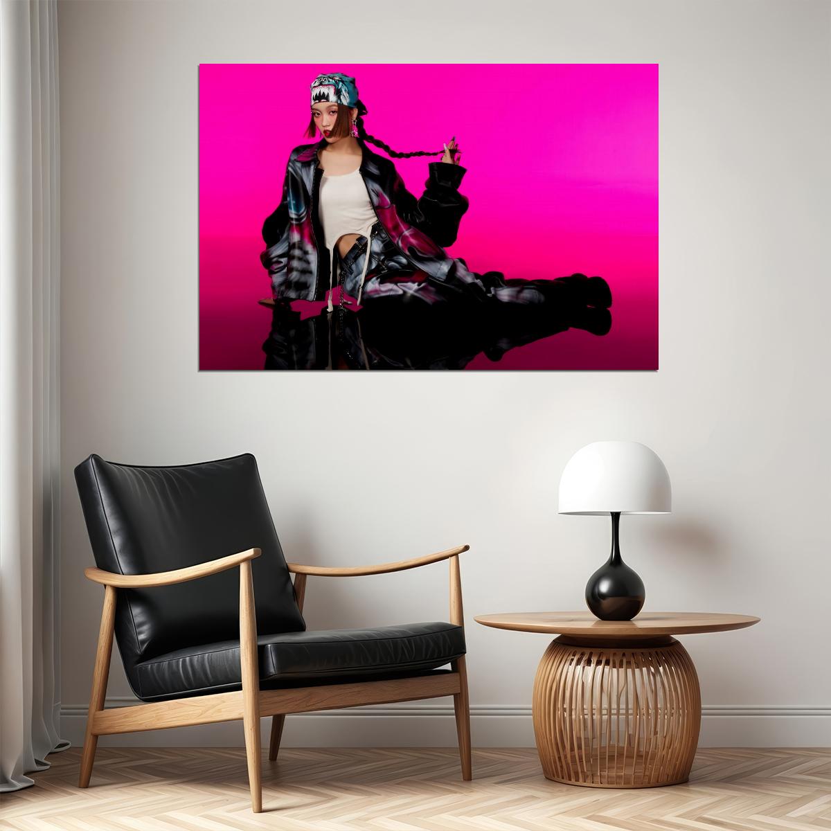 XG Chisa SHOOTING STAR Photo K-pop Music Poster Y2K Neo Futurism Aesthetic Female Cyber Kpop Idol Fashion Print Trendy Kpop Girl Group Wall Art - xonomax
