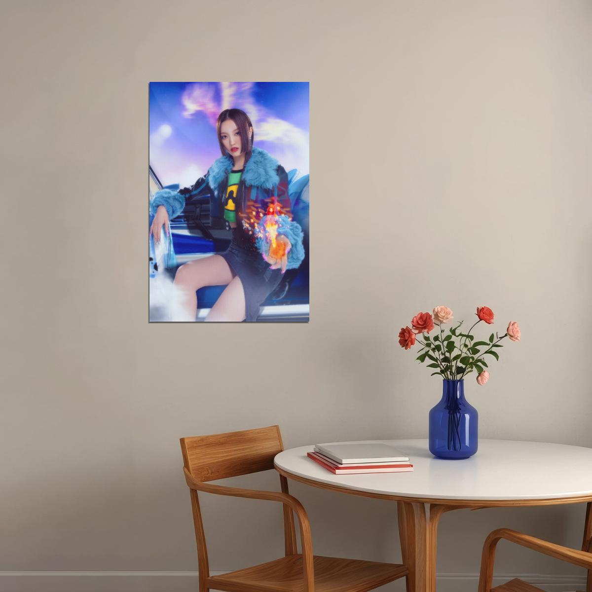 XG Chisa SHOOTING STAR Photo Y2k Kpop Poster McBling Aesthetic Japanese Idol Fashion Print Viral Kpop Girl Group Wall Art - xonomax