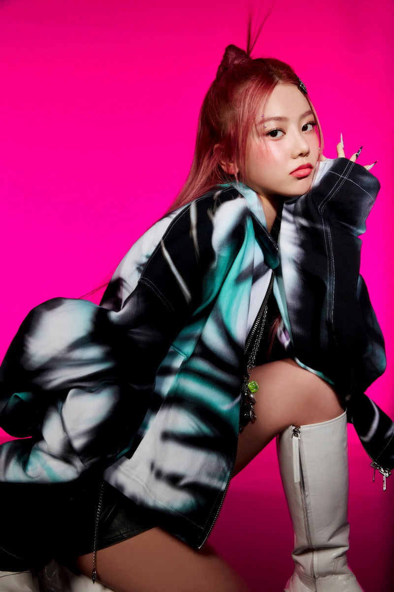 XG Hinata SHOOTING STAR Photo K-pop Music Poster Y2K Neo Futurism Aesthetic Female Cyber Kpop Idol Fashion Print Trendy Kpop Girl Group Wall Art - xonomax