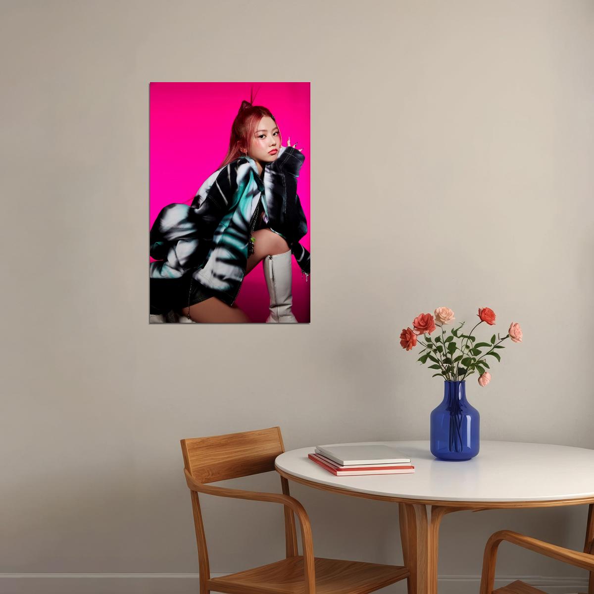 XG Hinata SHOOTING STAR Photo K-pop Music Poster Y2K Neo Futurism Aesthetic Female Cyber Kpop Idol Fashion Print Trendy Kpop Girl Group Wall Art - xonomax